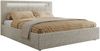 Polsterbett GOLD 5 CLASSIC 160 x 200 cm mit LED-Beleuchtung & Bettkasten, Doppelbett inkl. Lattenrost, Metall-Lift-System & Stauraum - Hellgrau Struktur Bild 5