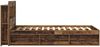 vidaXL Bettgestell mit Stauraum Altholz 90x200 cm Holzwerkstoff 3433458 Bild 4