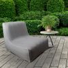 Sessel Garten Wassefest Outdoor silber 70x90x70 Bild 2