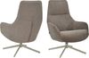 INOSIGN Drehsessel CLARINDA moderner Ohrensessel drehbar, TV-Sessel, Relaxsessel, 360-Grad drehbar, robustes Metallgestell Bild 4