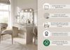 OTTO home Schminktisch NANCY, Hollywood Spiegelmit Beleuchtung, Schublade Soft Close (B/T/H: 100/42,5/142cm, Farbe Kaschmir Beige), Kosmetiktisch mit viel Stauraum, LED, Soft-Close Bild 4