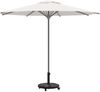 vidaXL Sonnenschirmständer Art Deco Schwarz Ø 45 x 39,5 cm Eisen 42002566 Bild 3