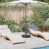 vidaXL Sonnenschirmständer Art Deco Schwarz Ø 45 x 39,5 cm Eisen 42002566 Bild 1