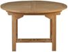 MiaMöbel Teak Esstisch 120cm rund - ausziehbar Massivholz Teak Modern Bild 2