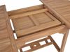 MiaMöbel Teak Esstisch 120cm rund - ausziehbar Massivholz Teak Modern Bild 5