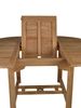 MiaMöbel Teak Esstisch 120cm rund - ausziehbar Massivholz Teak Modern Bild 4