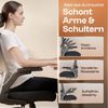LUTIVO Bürostuhl Ergonomisch & Individuell Anpassbar, Home Office Schreibtischstuhl (Bürostuhl Alpha, Bravo), Einstellung für Sitzhöhe, Kopfstütze, Armlehnen und Rücken Support Bild 4