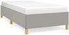 Bettgestell Hellgrau 100x200 cm Stoff [347141] Bild 2