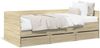 vidaXL Tagesbett mit Schubladen ohne Matratze Sonoma-Eiche 75x190 cm 3280834 Bild 2