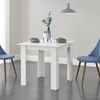 Esstisch Algermissen 80x80x76 cm für 4 Personen Weiß en. casa Bild 5