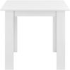 Esstisch Algermissen 80x80x76 cm für 4 Personen Weiß en. casa Bild 2