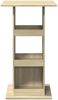 vidaXL Bartisch mit Ablagen, Holzwerkstoff, 60 x 60 x 102 cm, Sonoma-Eiche Bild 4