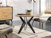 Runder Couchtisch Korku M13 (Farbe: Eiche Gold / Schwarz) Bild 2