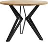 Runder Couchtisch Korku M13 (Farbe: Eiche Gold / Schwarz) Bild 3