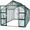 Vitavia Gewächshaus Olymp 11500 257x448 cm ESG Glas smaragd + Fundamentsrahmen Bild 2