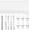 vidaXL Schweißdrahtzaun mit Spikes Stahl Silber Netz 3352009 Bild 5
