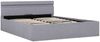 vidaXL Bett mit Bettkasten Hydraulisch LED Hellgrau Stoff 120x200 cm 285608 Bild 3