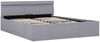 vidaXL Bett mit Bettkasten Hydraulisch LED Hellgrau Stoff 120x200 cm 285608 Bild 4