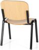 hjh OFFICE Besucherstuhl Konferenzstuhl XT 600 Holz Buche Bild 5