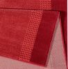 Kurzflor Teppich Läufer Band Rot - 80x250x0,9cm Bild 3