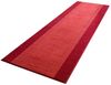 Kurzflor Teppich Läufer Band Rot - 80x250x0,9cm Bild 2