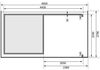 Gartenhaus Kandern 3 - 244x244 cm mit Anbaudach 2,35 m und Rückwand, 28 mm naturbelassen, Karibu Bild 3