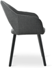 GOEURVANT 1316 Esszimmerstühle 6er-Set, Webstoff - Anthrazit Bild 5