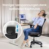 Ergotopia 'PureBack' ergonomischer Bürostuhl mit Lordosenstütze & 4D-Armlehne, Grau, mit Kopfstütze Bild 5