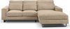 Ecksofa (B/H/T: 276x91x183 cm) in Beige Bild 2