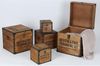 5 Stück Holzkisten Würfel Set 5 Größen Kisten mit Deckel Boxen quadratisch 16-38cm Bild 3