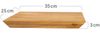 Schneidbrett Brescia aus FSC®-zertifizierter Eiche – massive Qualität, 45° Griff, klingenschonend, antibakteriell, 35×25×3 cm, langlebig & pflegeleicht Bild 4