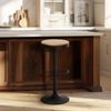 CLP Barhocker 2er Set, Barstuhl Pitas höhenverstellbar mit Holz-Sitzfläche,natura Bild 3