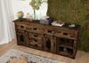 Sideboard Mango 200x45x90 braun lackiert RAILWAY #422 Bild 3
