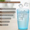 Engelland Becher Plastikbecher, Trinkbecher, 400 ml, 10-tlg, Kunststoff, BPA-frei, bruchfest, Frostoptik, stapelbar, wiederverwendbar, Mehrweg Bild 3