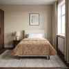vidaXL Ganzjahresbettdecke Gepolstert Taupe 135 x 220 cm 42026282 Bild 4