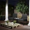 Gartenmöbel-Set Anthrazit 3 Teile, mit Tisch OK-Living Bild 4