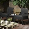 Gartenmöbel-Set Anthrazit 3 Teile, mit Tisch OK-Living Bild 5