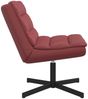vidaXL Drehstuhl Weinrot 63 x 75 x 76 cm PU 42007342 Bild 5