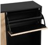 autolock Schuhschrank Schuhschrank mit Schuhwechselhocker, für Flur, Schlafzimmer Bild 2