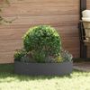 vidaXL Pflanzenring Schwarz 80 x 80 x 20 cm Kaltgewalzter Stahl 873620 Bild 1