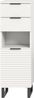Hochschrank >Riff< in Weiß - 35x110x34cm (BxHxT) Bild 2