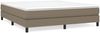 vidaXL Polsterbett, Stoff, 25,0 cm, Taupe, 160x200 cm Bild 2