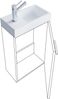 VCM Badmöbel Waschtisch Slito 918221 Honig-Eiche H. 60 x B. 41 x T. 22 cm Bild 3