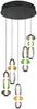 Moderne LED Pendelleuchte MINERVA 5-flammig, höhenverstellbar Ø 42cm Bild 2