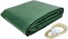 Abdeckplane Oval 740x350 cm Grün mit Übermaß Sommer & Winter Pool Schwimmbad Bild 2