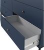 Selsey 'Monne' Kommode mit 6 Schubladen, dunkelblau mit Metallbeinen, ca. 91 x 154 x 39 cm Bild 4
