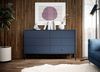 Selsey 'Monne' Kommode mit 6 Schubladen, dunkelblau mit Metallbeinen, ca. 91 x 154 x 39 cm Bild 2