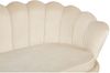 Muschelsofa 3-Sitzer SALESFEVER, Samtoptik Beige Bild 3