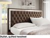 MEBLINI Polsterbett 180x200 mit Lattenrost und Matratze – ARONA SILVER – Braun Samt – Doppelbett mit Bettkasten - Stauraumbett - Kopfteil Bett mit Stauraum Bild 4