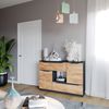 Kommode Ruben Goldkraft Eiche 120 x 84 cm mit Schubladen Vicco Bild 4